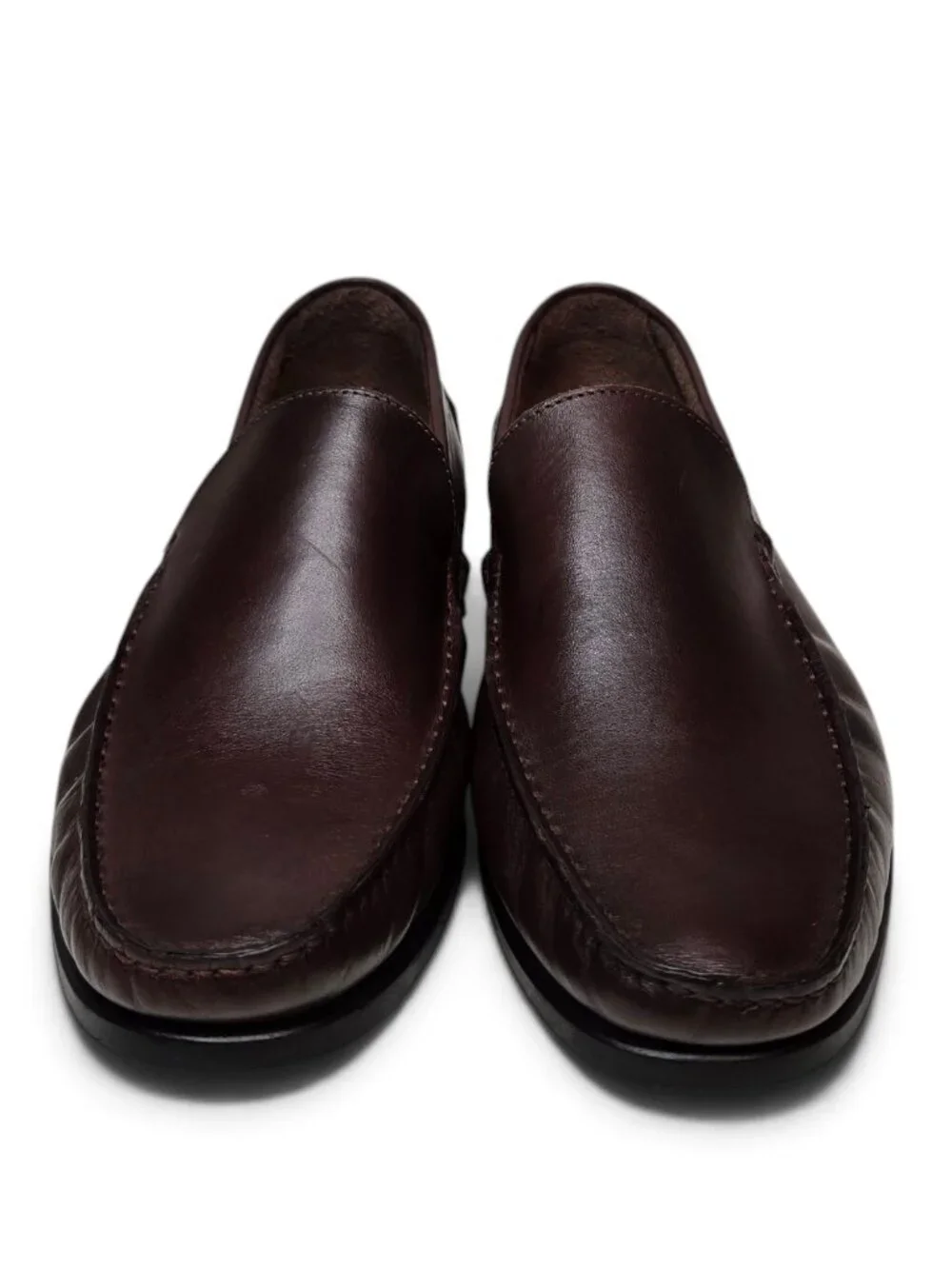 Marc Joseph Brown Leather Driving Loafers Mens Hand Crafted Office Preppy 8